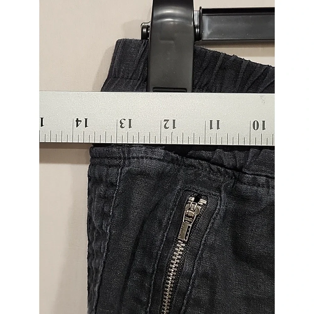 Athleta Joggers Womens Size‎ 0 Petite Black, Zippered Pockets Elastic Waist